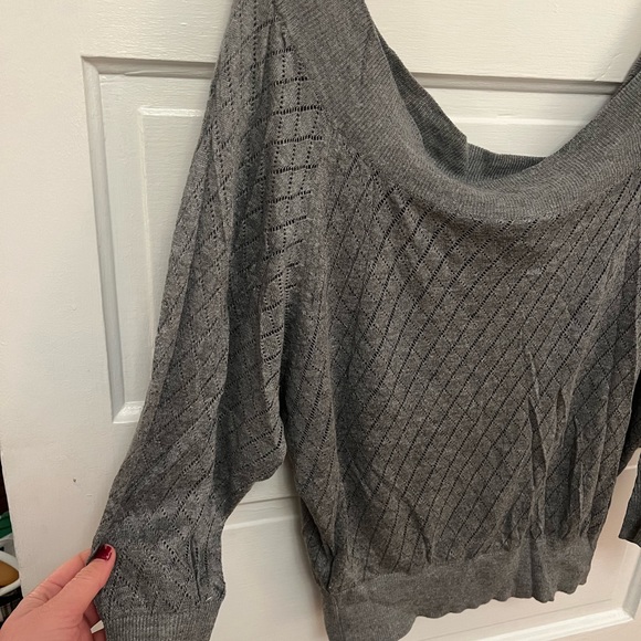 Mango off the shoulder sweater top - Picture 2 of 5